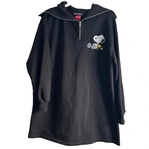 ZARA X PEANUTS LIMITED EDITION WOMENS TUNIC SWEATSHIRT - Picture 3 of 6